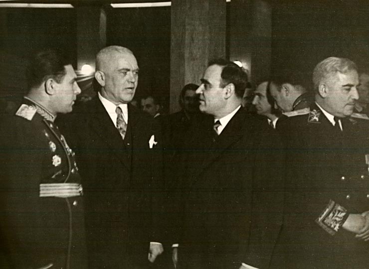 Receptie de ziua Armatei Sovietice, 23 feb 1947