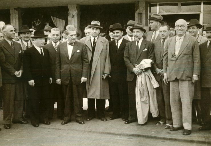 Plecarea unei delegatii la Belgrad, 6 iunie 1947