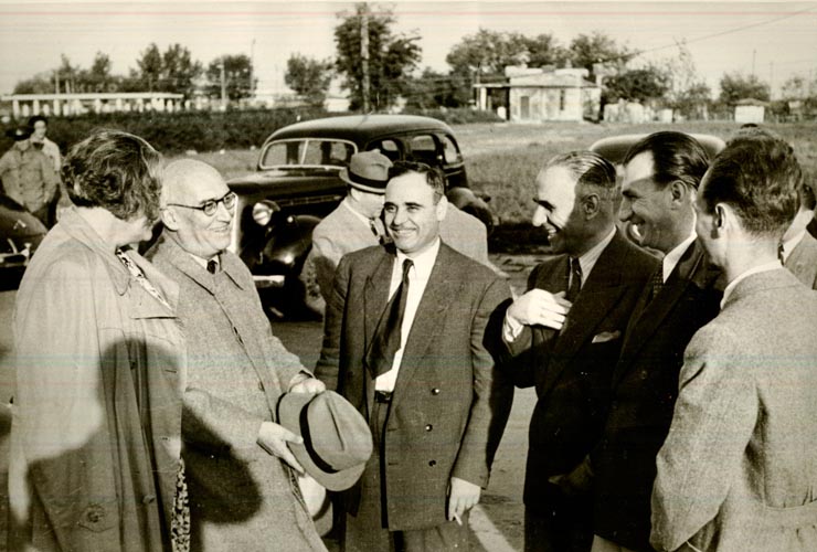 Plecarea unei delegatii la Moscova, 15 iunie 1947