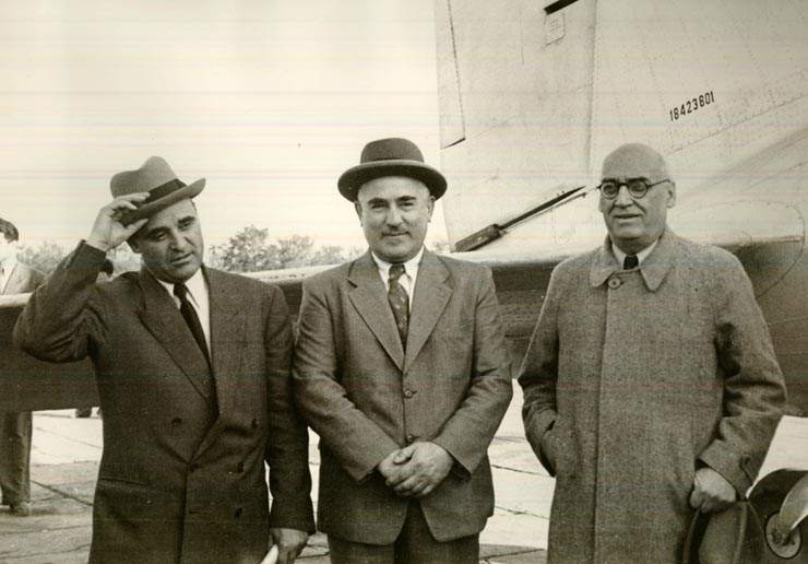 Plecarea unei delegatii la Moscova, 15 iunie 1947