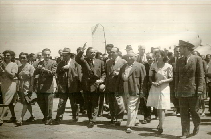 Inapoierea delegatiei de la Moscova, 27 iunie 1947