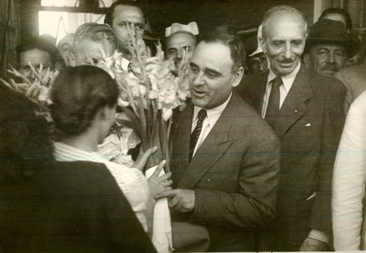 Intoarcerea delegatiei din Bulgaria, 18 iulie 1947