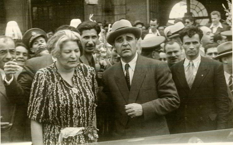 Intoarcerea delegatiei din Bulgaria, 18 iulie 1947