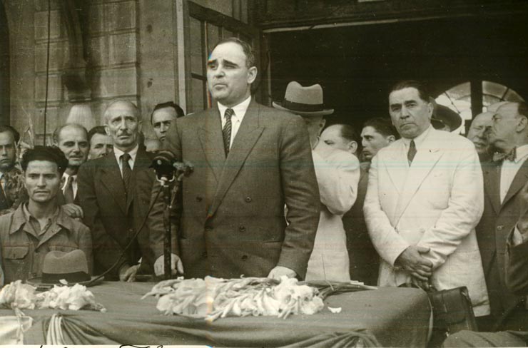 Intoarcerea delegatiei din Bulgaria, 18 iulie 1947