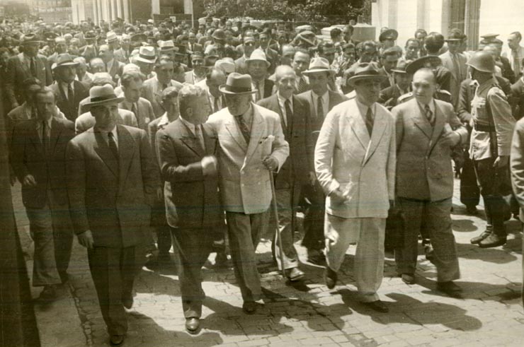 11 ani de la luptele din Spania, 18 iulie 1947