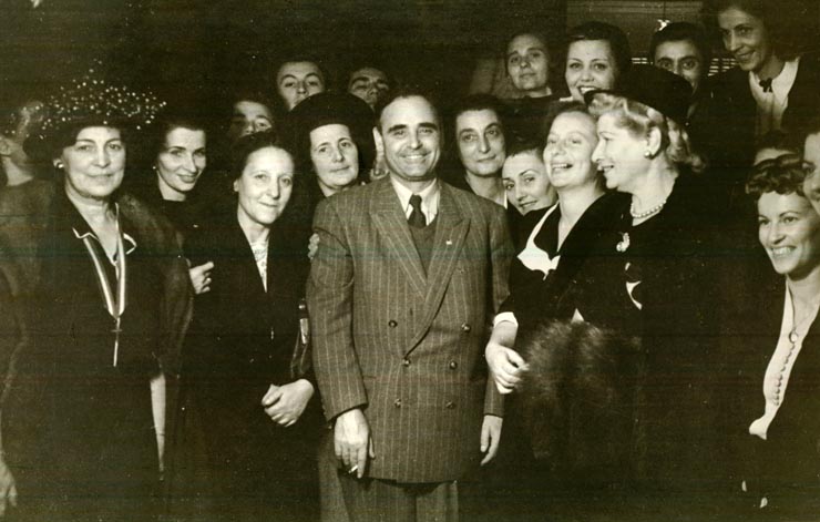 Receptie la FDFR, 5 noiembrie 1947