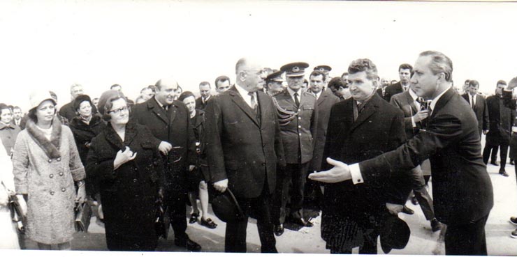 Aspect din timpul vizitei oficiale făcută de Nicolae Ceauşescu în Turcia, la invitaţia preşedintelui Republicii Turcia, generalul Cevdet Sunay.1969.(25 martie 1969).