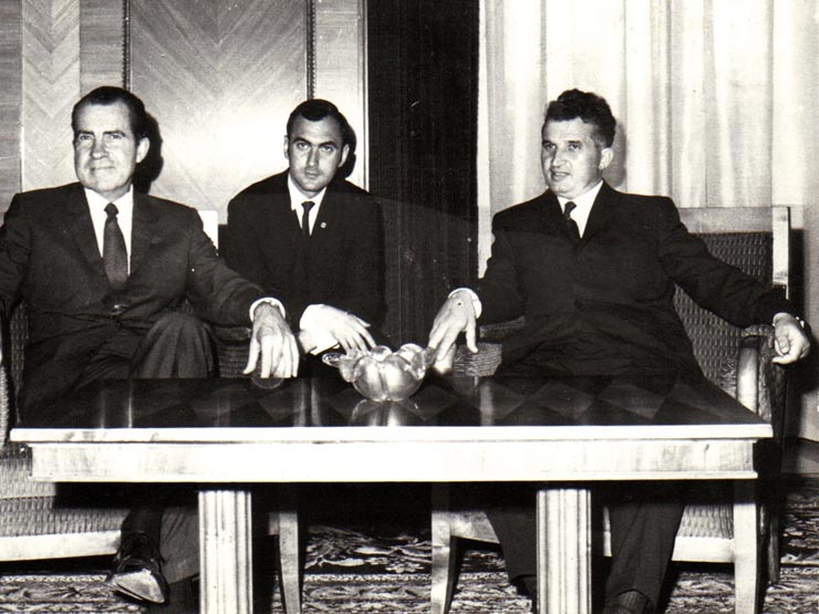 Primirea la Nicolae Ceauşescu a preşedintelui Richard Nixon, care a întreprins o vizită oficială în România. (2-3 august 1969).