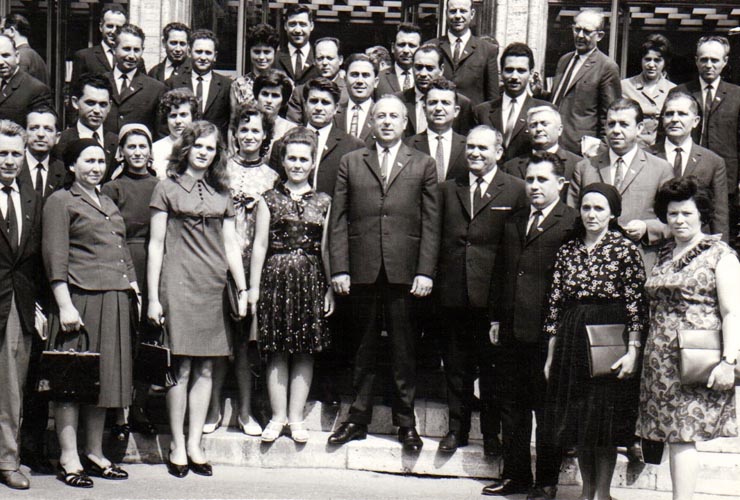 Delegaţia judeţului Alba participantă la lucrările Congresului al X-lea al P.C.R. din august 1969.(6-12 august 1969).