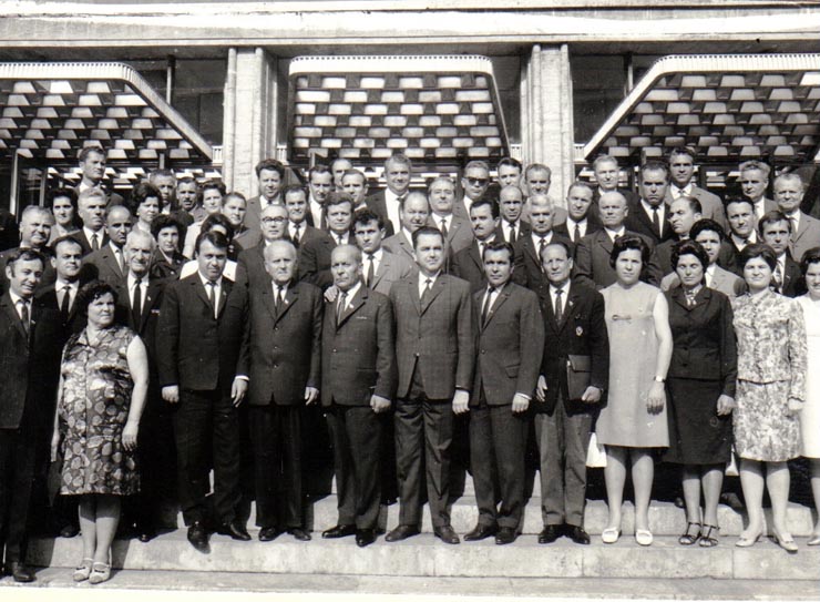 Delegaţia judeţului Galaţi participantă la lucrările Congresului al X-lea al P.C.R. din august 1969.(6-12 august 1969).