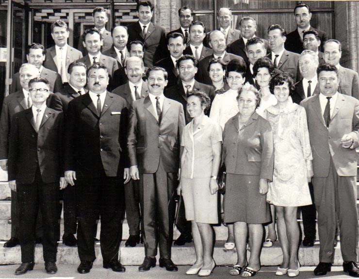 Delegaţia judeţului Harghita participantă la lucrările Congresului al X-lea al P.C.R. din august 1969.(6-12 august 1969).