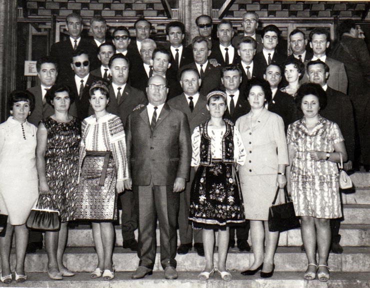 Delegaţia judeţului Olt participantă la lucrările Congresului al X-lea al P.C.R. din august 1969.(6-12 august 1969).