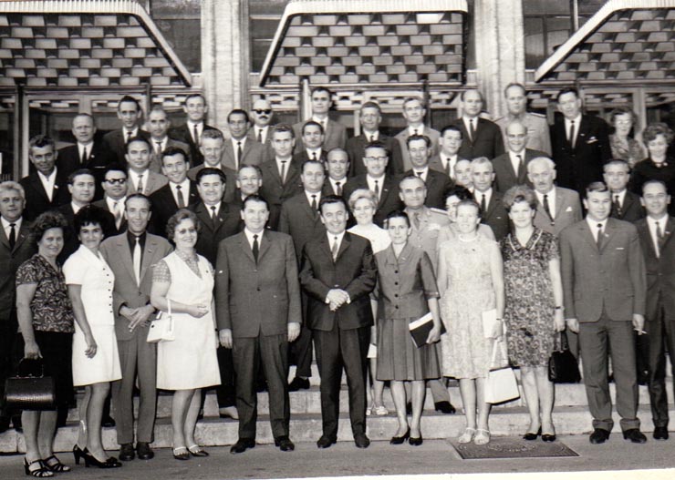 Delegaţia judeţului Mureş participantă la lucrările Congresului al X-lea al P.C.R. din august 1969.(6-12 august 1969).