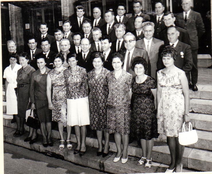 Delegaţia judeţului Buzău participantă la lucrările Congresului al X-lea al P.C.R. din august 1969. (6-12 august 1969).