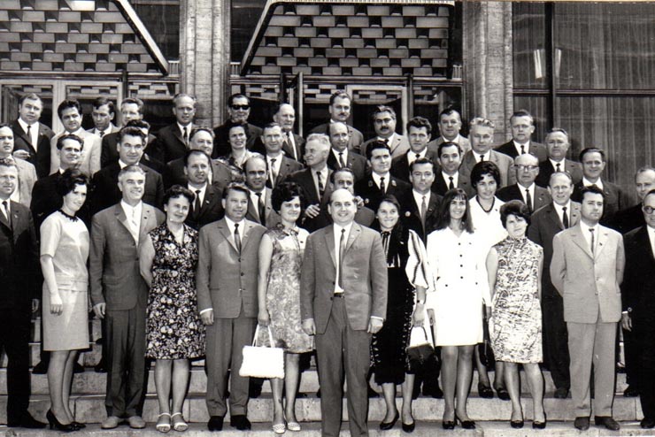 Delegaţia judeţului Hunedoara participantă la lucrările Congresului al X-lea al P.C.R. din august 1969.(6-12 august 1969).