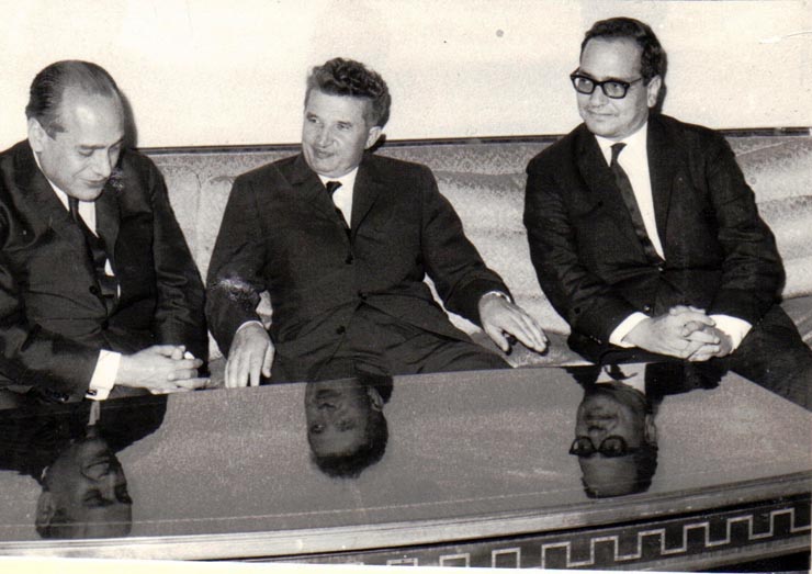 Nicolae Ceauşescu, secretar general al P.C.R, a primit delegaţia Uniunii Socialiste Arabe, invitată să ia parte la lucrările celui de-al X-lea Congres al P.C.R din august 1969.(11  august 1969). 