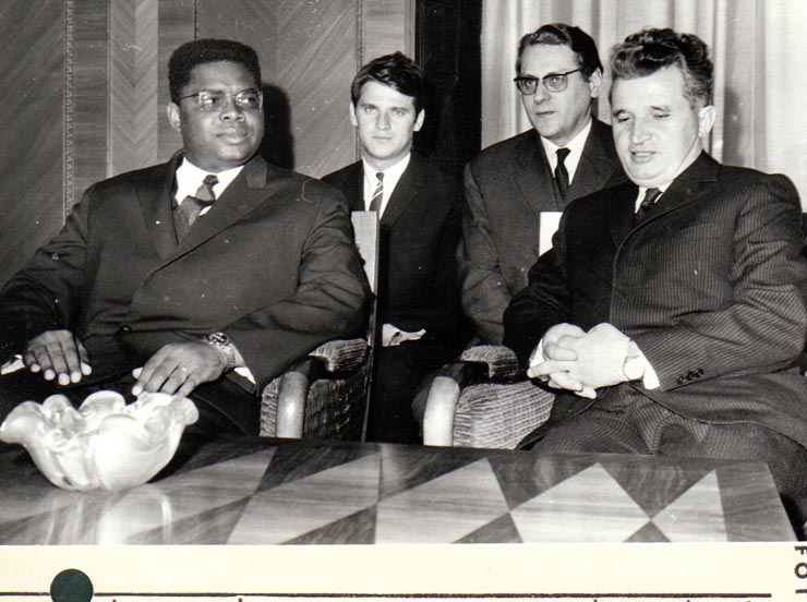 Primirea la Nicolae Ceauşescu, preşedintele Consiliului de Stat al R.S.R., a Primului Ministru al Republicii Congo (Brazzaville), Comandantul Alfred R. Aoul. (10-13 noiembrie 1969).