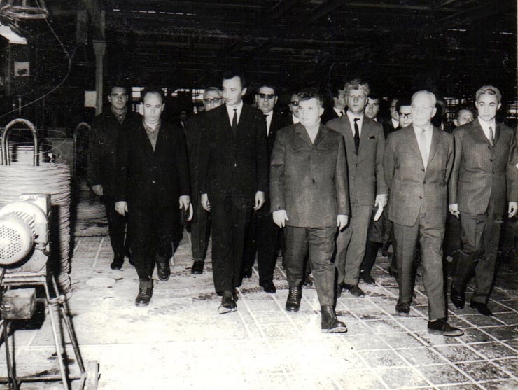 Vizita de lucru a lui Nicolae Ceauşescu la Uzina de sârmă din Buzău.   (26-27 mai 1970).