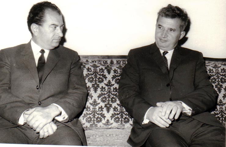 Primirea la Nicolae Ceauşescu a preşedintelui Vecei Executive a R.S. Serbia, Milenko Boianici.(9 septembrie 1970).