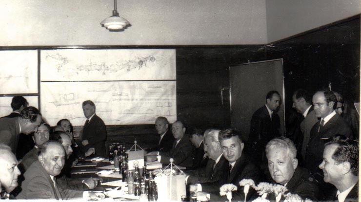 Ruse. R.P. Bulgaria. Convorbiri oficiale între delegaţiile de partid şi guvernamentale ale R.S. Bulgaria şi R.S.R. Semnarea declaraţiei comune.      ( septembrie 1970).  