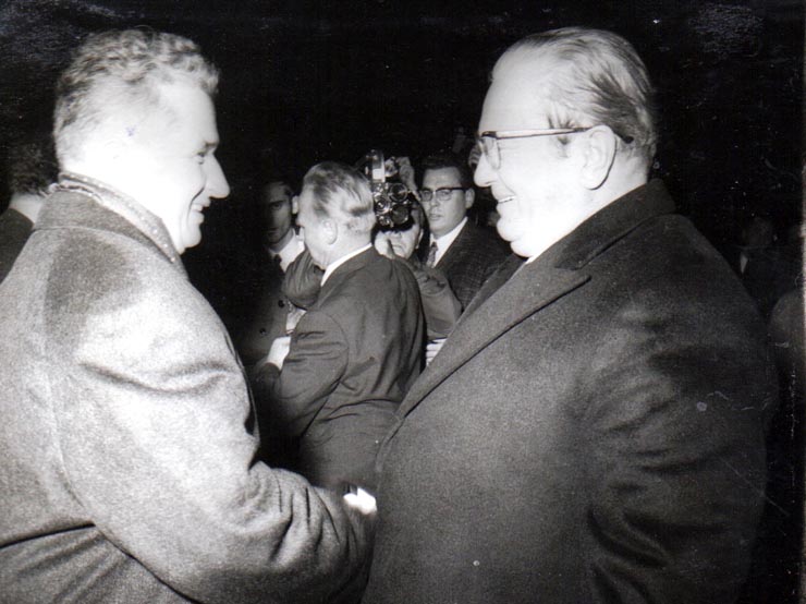 Vizita delegaţiei de partid şi guvernamentală condusă de către Nicolae Ceauşescu, în Republica Socialistă 