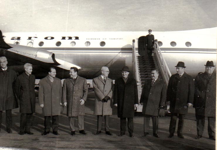 Plecarea la Berlin a unei delegaţii guvernamentale şi de partid condusă de Nicolae Ceauşescu. (3 decembrie 1970).