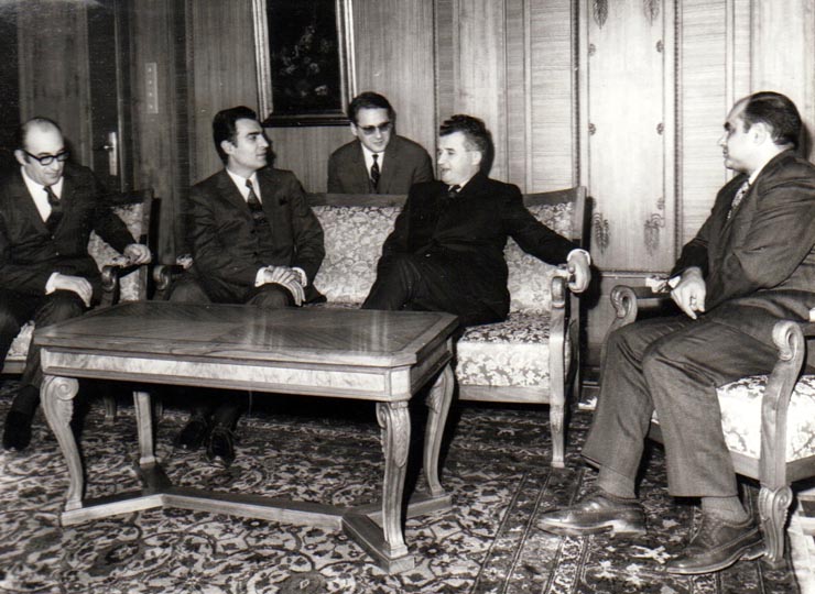Primirea la Nicolae Ceauşescu a Prinţului Iranului, care face o vizită în R.S.R.       (22 decembrie 1970).