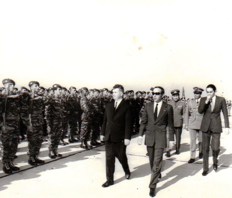 Vizita în Maroc a unei delegaţii guvernamentale condusă de Nicolae Ceauşescu.   ( decembrie 1970).