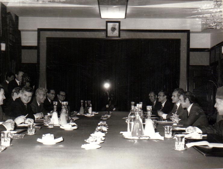 Vizita în Maroc a unei delegaţii guvernamentale condusă de Nicolae Ceauşescu.      ( decembrie 1970).