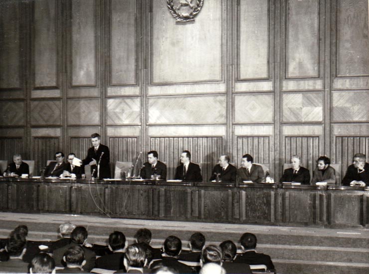 Plenara Consiliului oamenilor muncii de naţionalitate germană. Februarie 1971.   (19 februarie 1971).