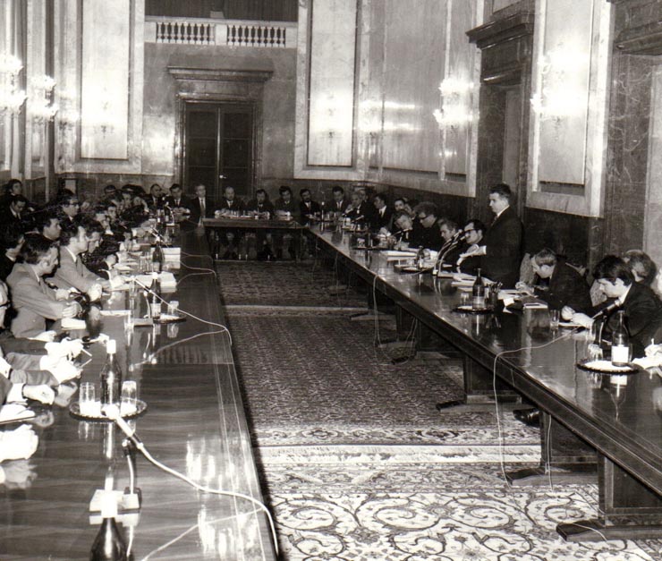 Întâlnirea la C.C. al P.C.R. cu cadrele de bază şi activişti de partid din cinematografie.      (5 martie 1971).