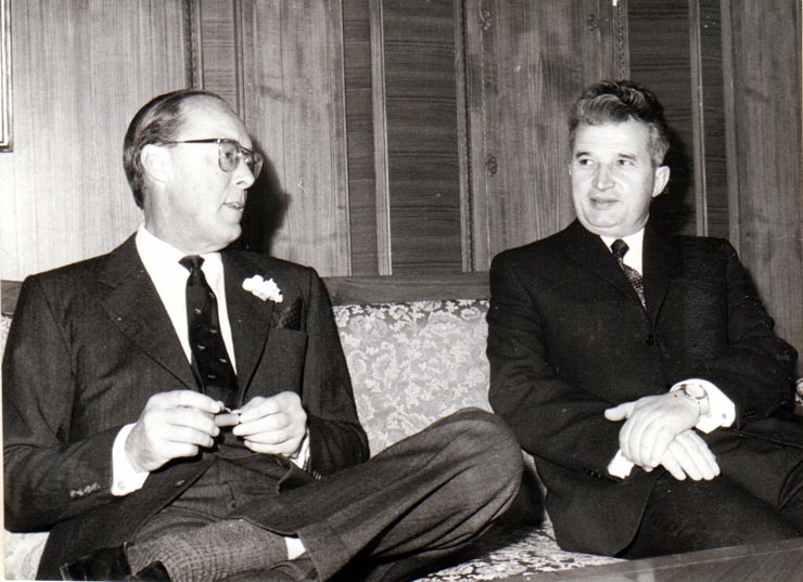 Primirea la Nicolae Ceauşescu a prinţului Olandei, Von Lippe- Beisterfeld. (16 octombrie 1971).